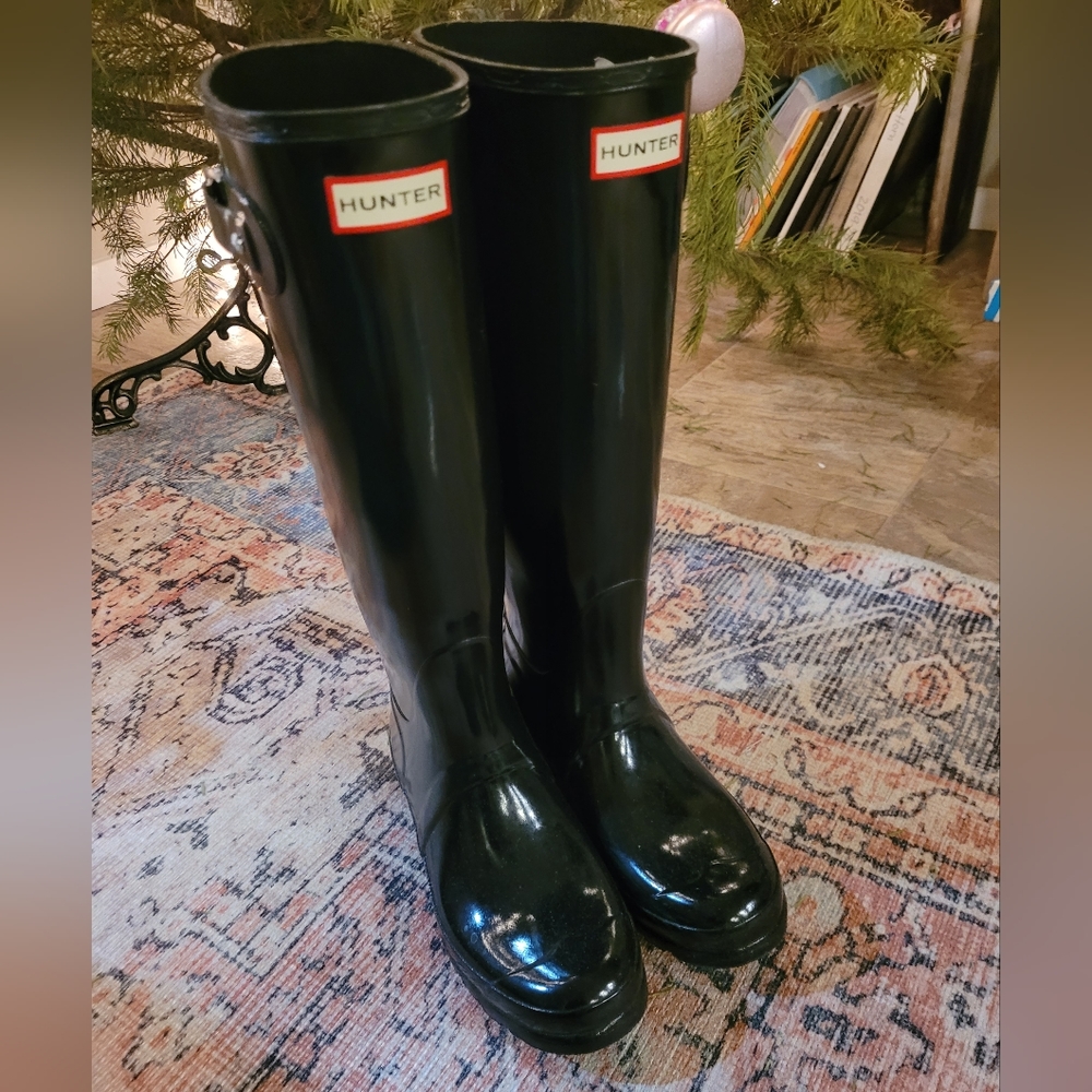 Hunter Black Rain Boots